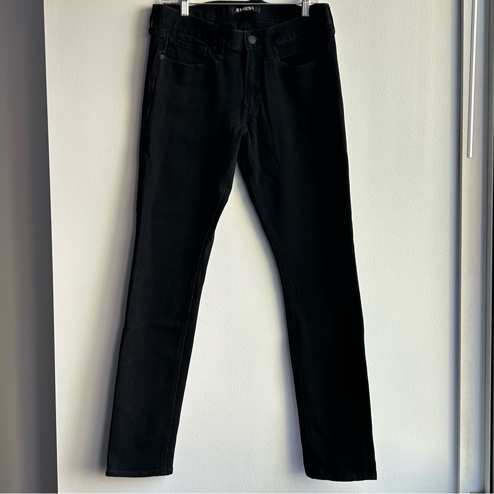 Men’s Black Stretch Skinny Jeans